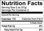 Hot Smoked Black Pepper Coho Portions Nutritional Information